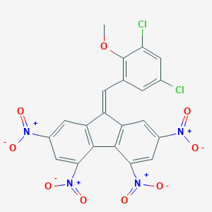 9-(3,5-dichloro-2-methoxybenzylidene)-2,4,5,7-tetranitro-9H-fluorene