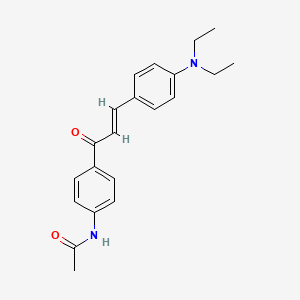 N-(4-{3-[4-(diethylamino)phenyl]acryloyl}phenyl)acetamide