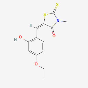 5-(4-ethoxy-2-hydroxybenzylidene)-3-methyl-2-thioxo-1,3-thiazolidin-4-one