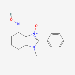 1-methyl-2-phenyl-1,5,6,7-tetrahydro-4H-benzimidazol-4-one oxime 3-oxide