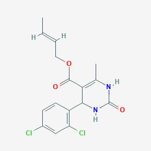 2-buten-1-yl 4-(2,4-dichlorophenyl)-6-methyl-2-oxo-1,2,3,4-tetrahydro-5-pyrimidinecarboxylate