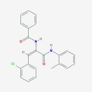 N-(2-(2-chlorophenyl)-1-{[(2-methylphenyl)amino]carbonyl}vinyl)benzamide