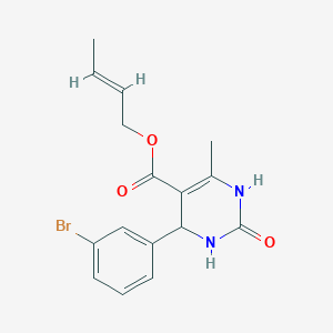 2-buten-1-yl 4-(3-bromophenyl)-6-methyl-2-oxo-1,2,3,4-tetrahydro-5-pyrimidinecarboxylate