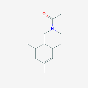 N-methyl-N-[(2,4,6-trimethyl-3-cyclohexen-1-yl)methyl]acetamide