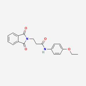 3-(1,3-Dioxo-1,3-dihydro-isoindol-2-yl)-N-(4-ethoxy-phenyl)-propionamide