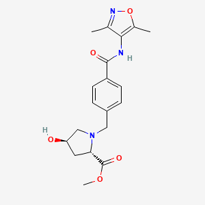 methyl (2S,4R)-1-(4-{[(3,5-dimethylisoxazol-4-yl)amino]carbonyl}benzyl)-4-hydroxypyrrolidine-2-carboxylate