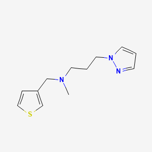 N-methyl-3-(1H-pyrazol-1-yl)-N-(3-thienylmethyl)propan-1-amine