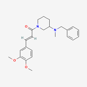 N-benzyl-1-[(2E)-3-(3,4-dimethoxyphenyl)-2-propenoyl]-N-methyl-3-piperidinamine