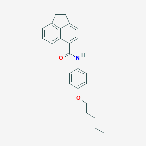 N-[4-(pentyloxy)phenyl]-1,2-dihydro-5-acenaphthylenecarboxamide