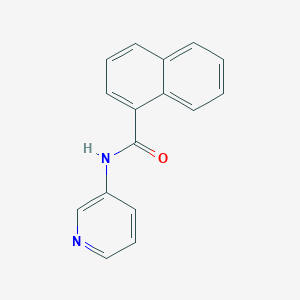 molecular formula C16H12N2O B387204 N-pyridin-3-ylnaphthalene-1-carboxamide CAS No. 329063-91-4