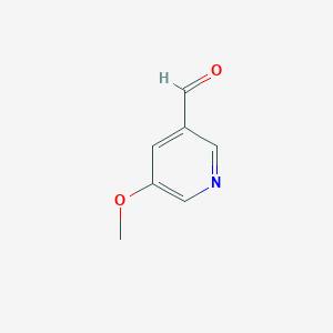 molecular formula C7H7NO2 B038722 5-Methoxy-3-pyridinecarboxaldehyde CAS No. 113118-83-5