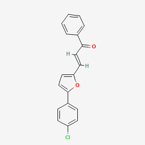 (2E)-3-[5-(4-chlorophenyl)furan-2-yl]-1-phenylprop-2-en-1-one