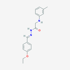 N'-(4-ethoxybenzylidene)-2-(3-toluidino)acetohydrazide