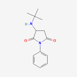 3-(Tert-butylamino)-1-phenylpyrrolidine-2,5-dione