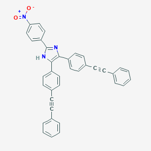 2-(4-Nitro-phenyl)-4,5-bis-(4-phenylethynyl-phenyl)-1H-imidazole