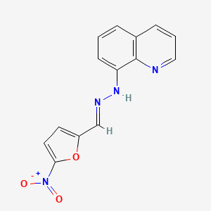 5-nitro-2-furaldehyde 8-quinolinylhydrazone