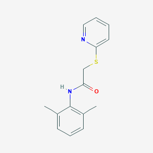 molecular formula C15H16N2OS B387238 N-(2,6-dimethylphenyl)-2-(pyridin-2-ylsulfanyl)acetamide CAS No. 329064-02-0