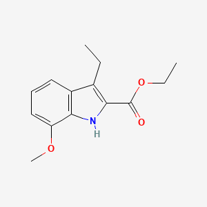 ethyl 3-ethyl-7-methoxy-1H-indole-2-carboxylate