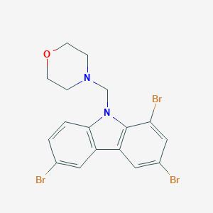 1,3,6-tribromo-9-(4-morpholinylmethyl)-9H-carbazole