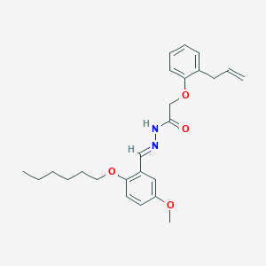 2-(2-allylphenoxy)-N'-[2-(hexyloxy)-5-methoxybenzylidene]acetohydrazide