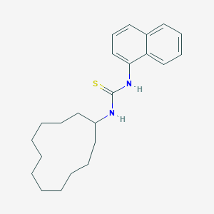 molecular formula C23H32N2S B387271 1-Cyclododecyl-3-naphthalen-1-ylthiourea 
