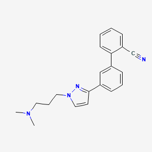 3'-{1-[3-(dimethylamino)propyl]-1H-pyrazol-3-yl}-2-biphenylcarbonitrile