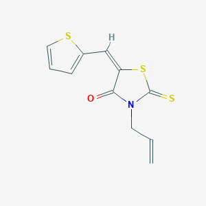 3-allyl-5-(2-thienylmethylene)-2-thioxo-1,3-thiazolidin-4-one