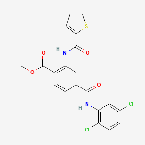 methyl 4-{[(2,5-dichlorophenyl)amino]carbonyl}-2-[(2-thienylcarbonyl)amino]benzoate