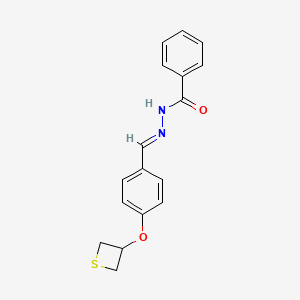 N'-[4-(3-thietanyloxy)benzylidene]benzohydrazide