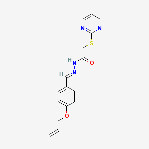 N'-[4-(allyloxy)benzylidene]-2-(2-pyrimidinylthio)acetohydrazide