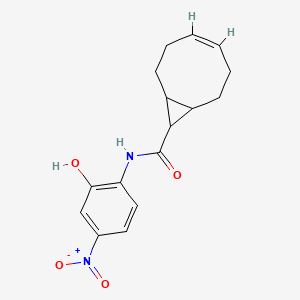 molecular formula C16H18N2O4 B3873062 N-(2-hydroxy-4-nitrophenyl)bicyclo[6.1.0]non-4-ene-9-carboxamide 