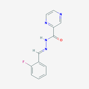 N'-(2-fluorobenzylidene)-2-pyrazinecarbohydrazide