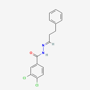 3,4-dichloro-N'-(3-phenylpropylidene)benzohydrazide