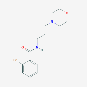 molecular formula C14H19BrN2O2 B387325 2-Bromo-N-(3-morpholin-4-yl-propyl)-benzamide CAS No. 294649-17-5