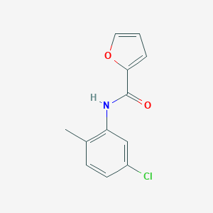 molecular formula C12H10ClNO2 B387327 N-(5-chloro-2-methylphenyl)furan-2-carboxamide CAS No. 331436-23-8