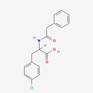 4-chloro-N-(phenylacetyl)phenylalanine