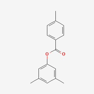 molecular formula C16H16O2 B3873386 3,5-dimethylphenyl 4-methylbenzoate CAS No. 62261-93-2