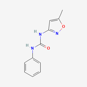 molecular formula C11H11N3O2 B3873459 N-(5-methyl-3-isoxazolyl)-N'-phenylurea CAS No. 16279-38-2