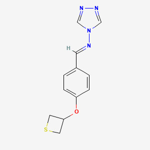 N-[4-(3-thietanyloxy)benzylidene]-4H-1,2,4-triazol-4-amine