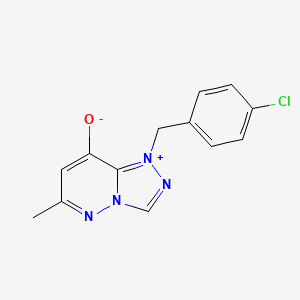 molecular formula C13H11ClN4O B3873511 1-(4-chlorobenzyl)-6-methyl-1H-[1,2,4]triazolo[4,3-b]pyridazin-4-ium-8-olate 
