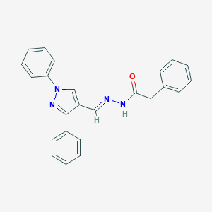 N'-[(1,3-diphenyl-1H-pyrazol-4-yl)methylene]-2-phenylacetohydrazide