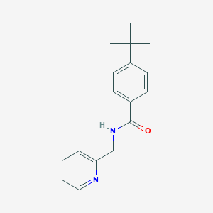 molecular formula C17H20N2O B387355 4-tert-butyl-N-(pyridin-2-ylmethyl)benzamide 