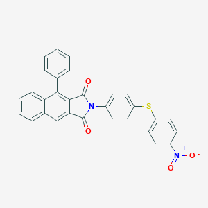 2-[4-({4-nitrophenyl}sulfanyl)phenyl]-4-phenyl-1H-benzo[f]isoindole-1,3(2H)-dione