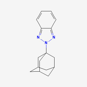 molecular formula C16H19N3 B3873736 2-(1-adamantyl)-2H-1,2,3-benzotriazole 