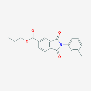 Propyl 2-(3-methylphenyl)-1,3-dioxo-5-isoindolinecarboxylate
