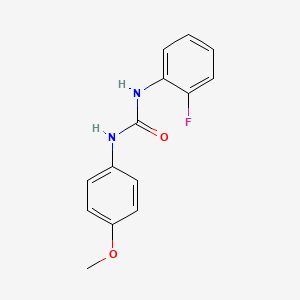 molecular formula C14H13FN2O2 B3873750 N-(2-fluorophenyl)-N'-(4-methoxyphenyl)urea 