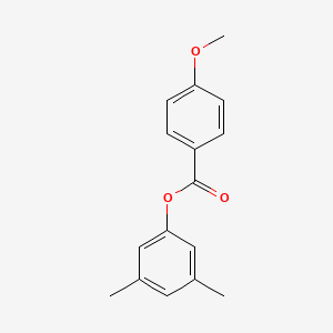 molecular formula C16H16O3 B3873857 3,5-dimethylphenyl 4-methoxybenzoate CAS No. 304673-89-0