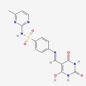 N-(4-methyl-2-pyrimidinyl)-4-{[(2,4,6-trioxotetrahydro-5(2H)-pyrimidinylidene)methyl]amino}benzenesulfonamide