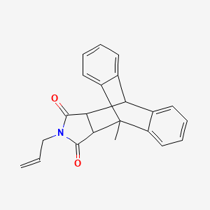 17-allyl-1-methyl-17-azapentacyclo[6.6.5.0~2,7~.0~9,14~.0~15,19~]nonadeca-2,4,6,9,11,13-hexaene-16,18-dione