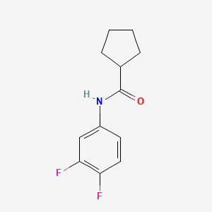 N-(3,4-difluorophenyl)cyclopentanecarboxamide